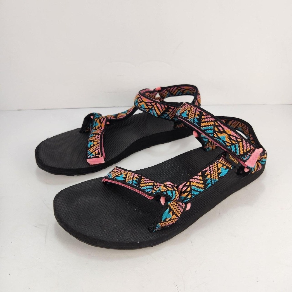 Teva Original Universal Women's Size 10 Multicolor Aztec Geometric Sport Sandals